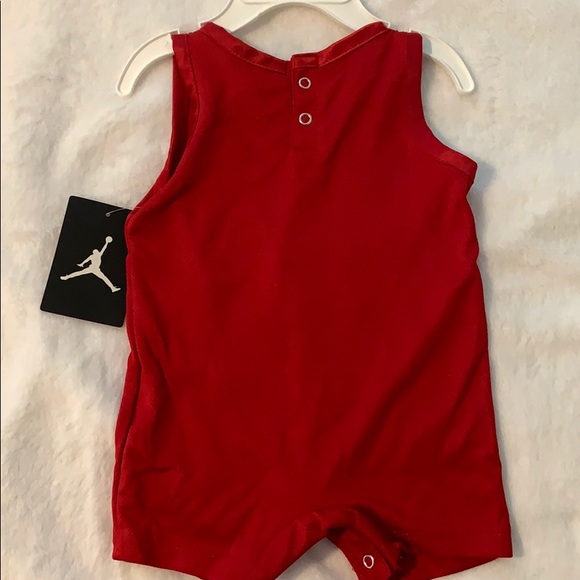 ‼️ 1 Left [ Air Jordan ] Red & Black Onesie 23 NWT - Picture 8 of 8